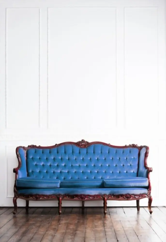 BLUE VELVET COUCH