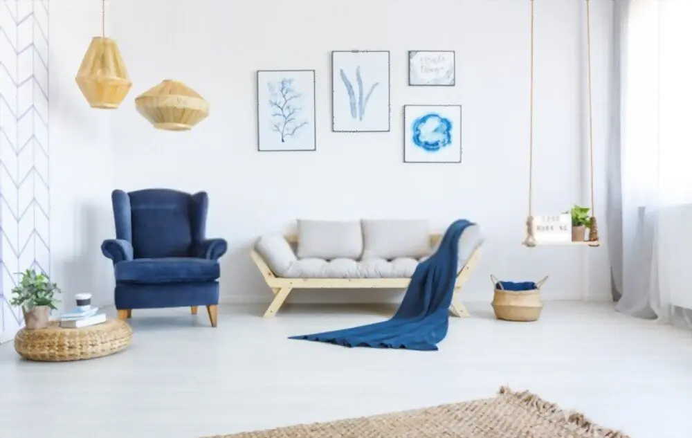 BLUE VELVET COUCH