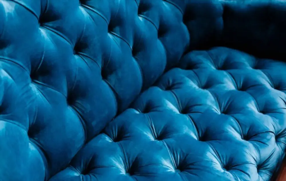 BLUE VELVET COUCH -2