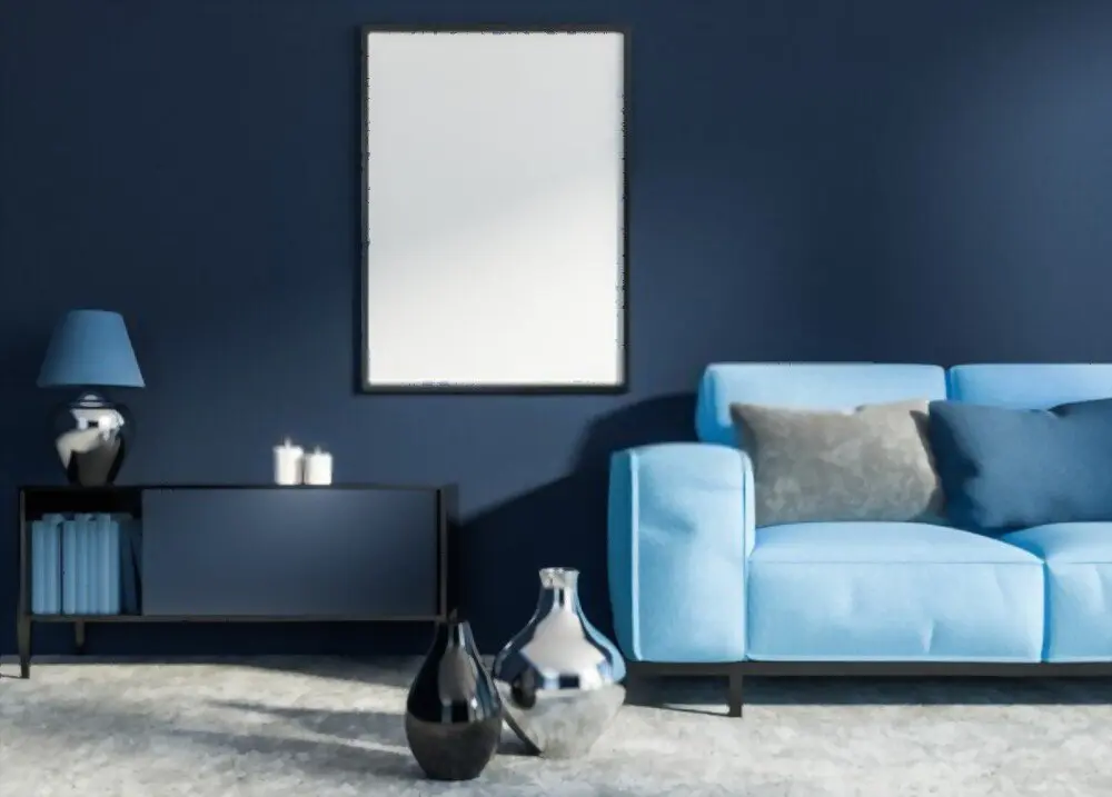 BLUE VELVET COUCH