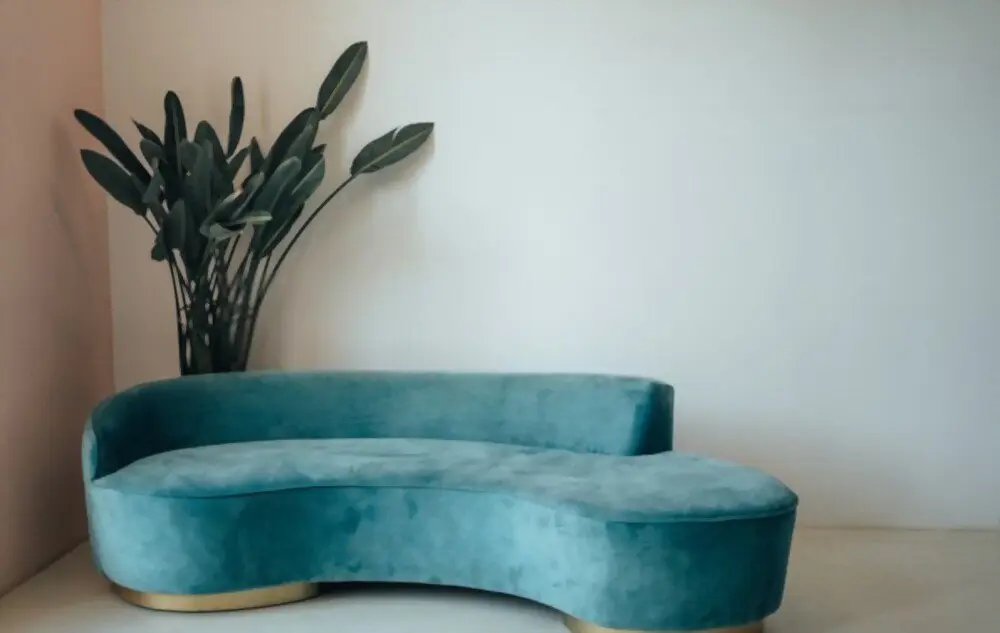 BLUE VELVET COUCH