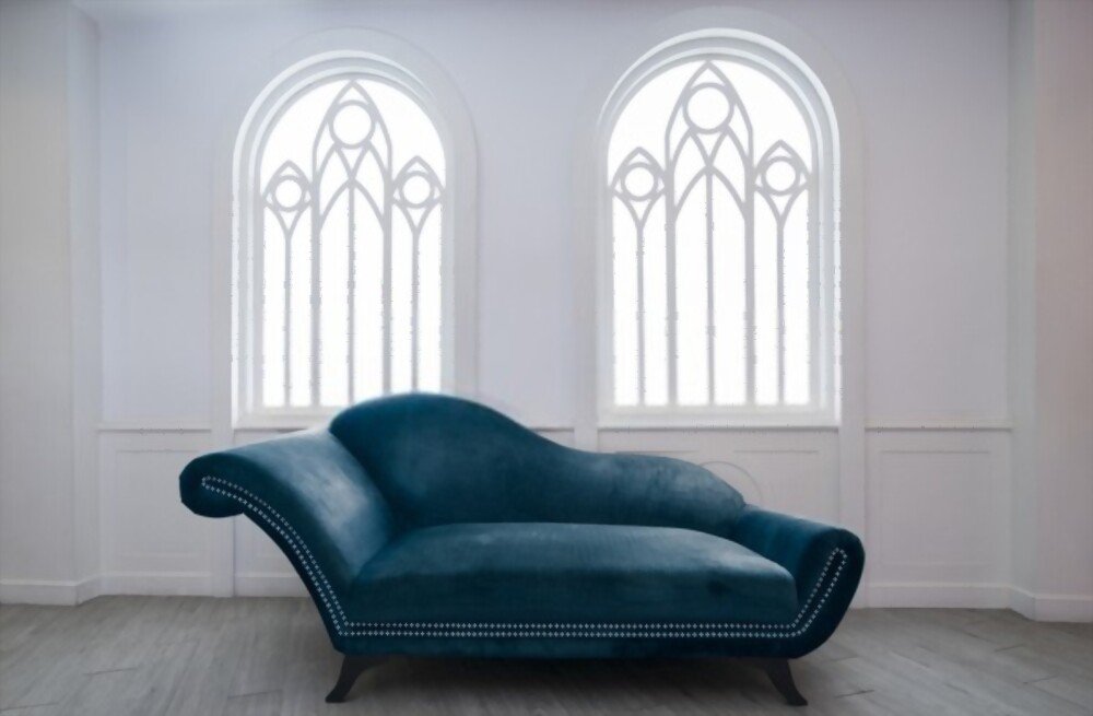 BLUE VELVET COUCH